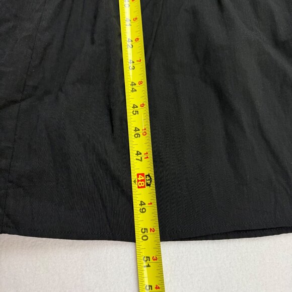 Terra & Sky Women Pullover Flutter Sleeve Black Midi Dress Plus 4X (28W-30W) NWT - Picture 10 of 11